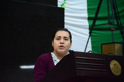 La diputada Flora Leal Méndez, integrante del Grupo Parlamentario de Morena. (DIANA GONZÁLEZ)