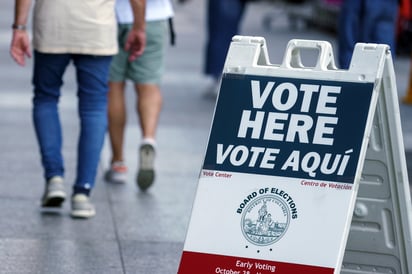 Washington vota en calma, en un ambiente de cordialidad y convivencia