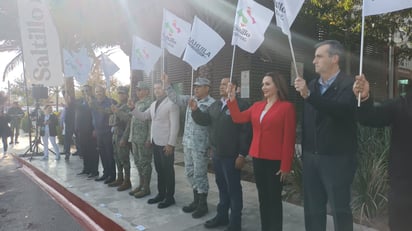 Inicio en Saltillo del operativo coordinado de vigilancia. (HILDA SEVILLA)