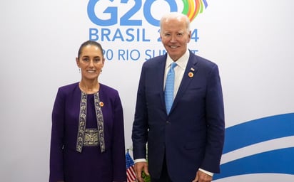 Primer encuentro entre Joe Biden y Claudia Sheinbaum en el G20; ¿de qué hablaron?