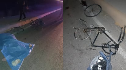 Ciclista muere arrollado en poblado de Lerdo; el responsable huyó