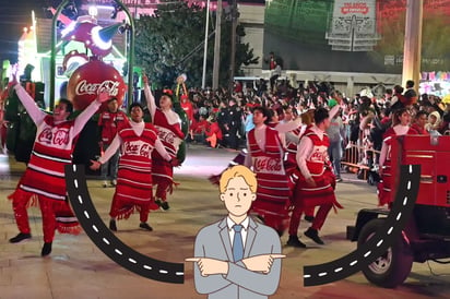 Caravana Coca Cola: alternativas viales por el paso del desfile navideño