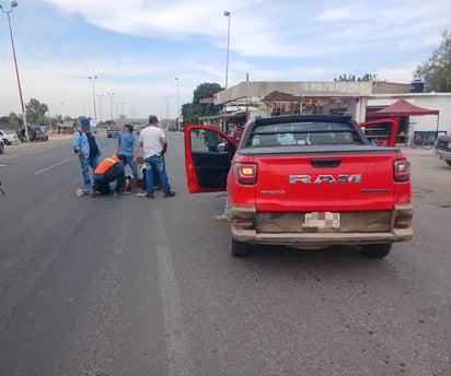 Camioneta de la marca Dodge, línea RAM 700, modelo 2004, color rojo. (EL SIGLO DE TORREÓN)