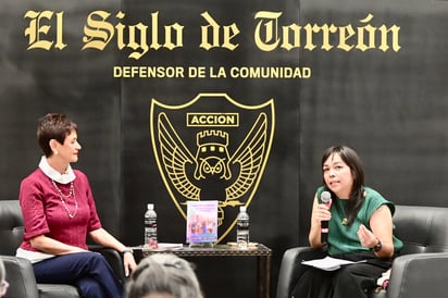 La escritora, periodista y conferencista Cecilia Lavalle. (EL SIGLO DE TORREÓN)