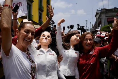 Claudia Sheinbaum acompaña a Rocío Nahle en toma de posesión