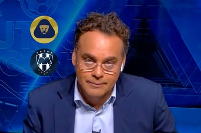 David Faitelson 'culpa' al arbitraje de la derrota de Pumas contra Monterrey