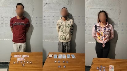 Detienen a tres jóvenes con cristal en Gómez Palacio