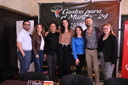 Algunos de los participantes de distintas nacionalidades que participarán en el concierto de gala (EL SIGLO DE TORREÓN/RAMÓN SOTOMAYOR)