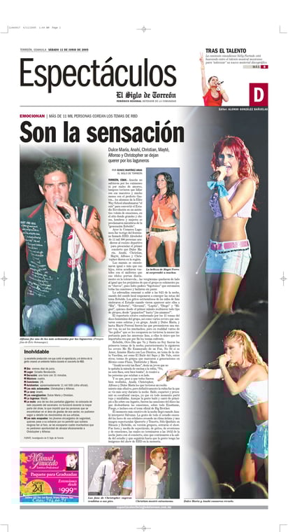 Así lo informó El Siglo de Torreón en junio de 2005.