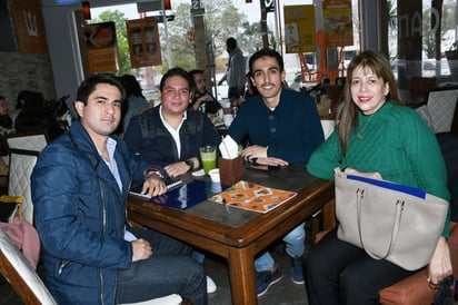 Jesús Torres, Adrián Lugo, Iván Ramírez y Xóchitl López (FERNANDO COMPEÁN) 
