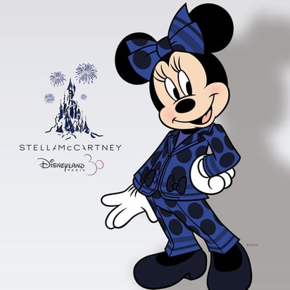 El cambio de look de Minnie es gracias a la diseñadora Stella McCartney. 