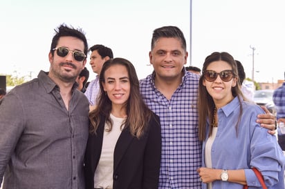 Paco Torres, Bonnie Carrillo, Héctor Salas y Brenda Casale (ERICK SOTOMAYOR) 