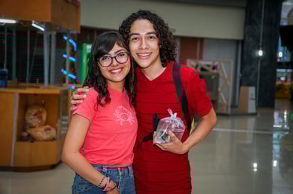 Fátima Rangel y Gabriel. (EDIE RUIZ) 