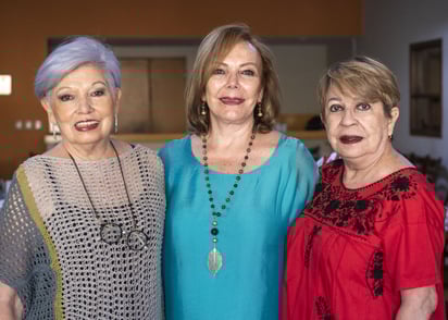 Rowena Morales, Carmen Saenz y Gloria Murillo (EL SIGLO DE TORREÓN/ERICK SOTOMAYOR) 

