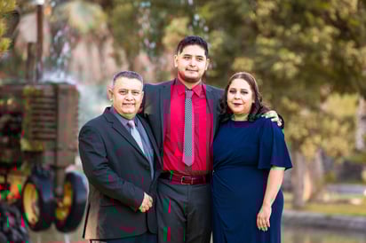 Juan Isaac Villa Ibarra, Juan Villa Torres y Raquel Ibarra Varela (EL SIGLO DE TORREÓN/ERICK SOTOMAYOR)