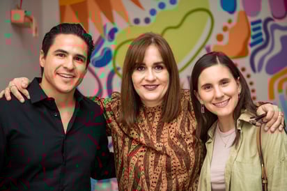 Ricardo Giacomán, Vero Meraz y Nataly Ruiz (EL SIGLO DE TORREÓN/ERICK SOTOMAYOR)