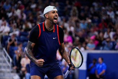 Nick Kyrgios se impuso sin dificultades 6-4, 6-2, 6-3 a J.J. Wolf (AP) 