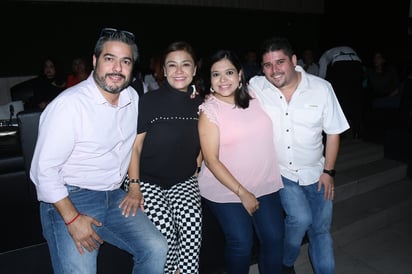 Leo Dávila, Gloria Ayala, Andrea Torres y Dan Ortiz (EL SIGLO DE TORREÓN/FERNANDO COMPEÁN) 