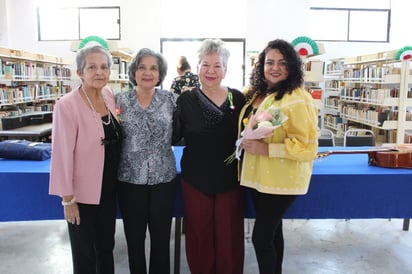 Teresa García Ruíz, Blanca Domínguez Rocha y Ma. Aurora del Valle Ruíz.