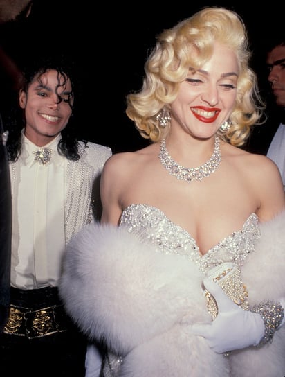 Madonna junto a Michael Jackson en los Oscar de 1991. (ESPECIAL)