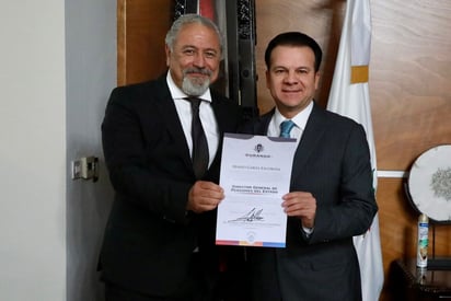 Director de Pensiones del Estado de Durango, nombró a Mario Garza Escobosa. (ESPECIAL)