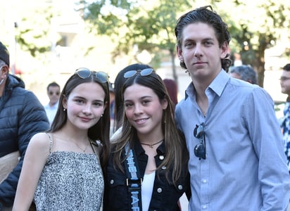 Emiliano Álvarez, Camila Menéndez y Sofía Kientzle (EL SIGLO DE TORREÓN/RAMÓN SOTOMAYOR)