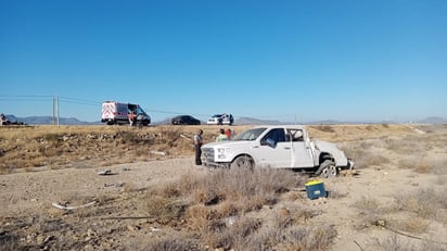 Los tripulantes del vehículo no presentaron lesiones. (EL SIGLO COAHUILA)