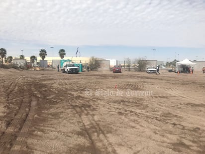 El área de construcción son aproximadamente 41 mil metros cuadrados y 21 mil metros cuadrados de estacionamientos. (Foto: FERNANDO COMPEÁN / EL SIGLO DE TORREÓN)