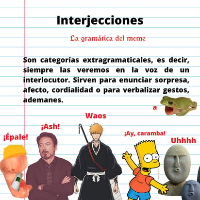 La gramática del meme forma parte de esa estirpe de páginas (puede encontrarse en Facebook, Instagram y TikTok). (ESPECIAL)