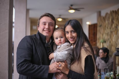 José Daniel García, Dana y Ana Calderón. (Foto: Vayron Infante)