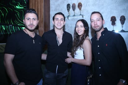 Omar Murra, Fer Murra, María García y Alberto Díaz.