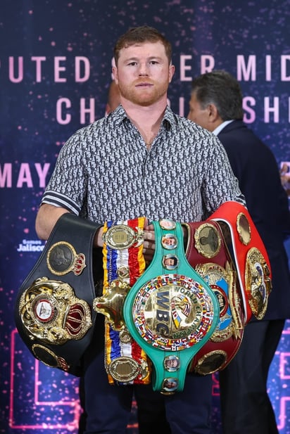 Saúl 'Canelo' Álvarez peleará en México por primera vez desde 2011, y lo hará el 6 de mayo ante John Ryder. (Cortesía Melina Pizano/MatchRoom)