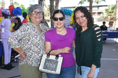 Mayela Agüero, Maribel Castillo y Aracely Betancourt (EL SIGLO DE TORREÓN/FERNANDO COMPEÁN)