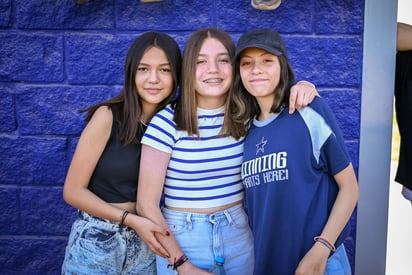 Camila González, Fátima Atala y Luciana Ortiz (EL SIGLO DE TORREÓN/EDDIE RUIZ) 