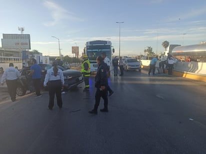 El choque ocurrió en el periférico de Torreón. (EL SIGLO DE TORREÓN)
