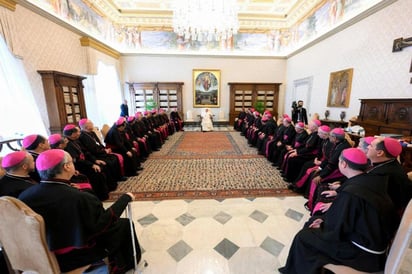 El grupo de obispos mexicanos estuvo conformado por los 39 prelados.