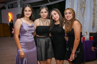 Daniela Cisneros, Isabel Mojica, Valeria Maqueda y Lucía Soria (EL SIGLO DE TORREÓN/EDDIE RUIZ)