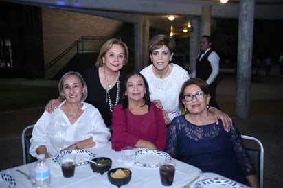 Sofía, Ana Rosa, Cony, Elvira y Tere (EL SIGLO DE TORREÓN/VAYRON INFANTE)
