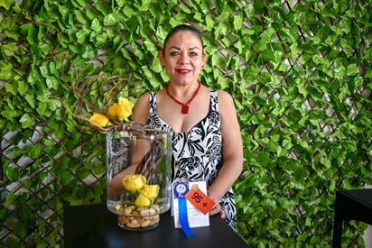 Tere Rodríguez, obtuvo el primer lugar en la categoría diseño sumergido (EL SIGLO DE TORREÓN/EDDIE RUIZ)