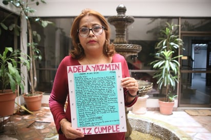 Cada 29 de mayo, la madre de Adela Yazmín escribe una carta con la esperanza de algún día poder entregárselas en sus manos. (VAYRON INFANTE)