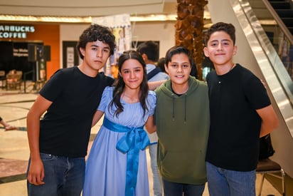 Enrique, Camila, Luciano y José (EL SIGLO DE TORREÓN/EDDIE RUIZ)