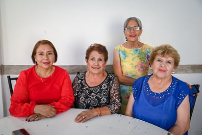 Rosa Linda Alvarado, Felícitas Romero, Guadalupe Soto y María Elena García (EL SIGLO DE TORREÓN/EDDIE RUIZ)