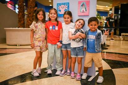 Juli, Ángela, Roberta, Luciana y Germán (EL SIGLO DE TORREÓN/EDDIE RUIZ)