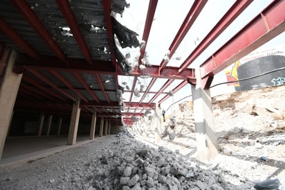 Por lo pronto, se ha demolido la parte superior de la Terminal Nazas, donde se hizo un cambio de proyecto. (ARCHIVO)