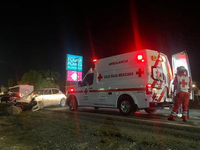 El lesionado fue trasladado al Hospital General de Saltillo.