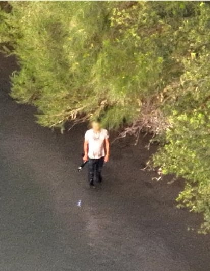 El hombre no identificado retornó a México.