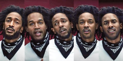 Deep fake en el videoclip del sencillo 'The Heart Part 5' de Kendrick Lamar. 
