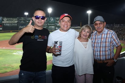 Axdruval Ávila, Poncho Amador Luna, Lili Luna y Alfonso
Amador.