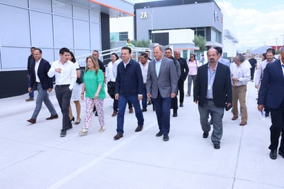 Esta mañana se inauguró la planta Vishay. (VAYRON INFANTE) 