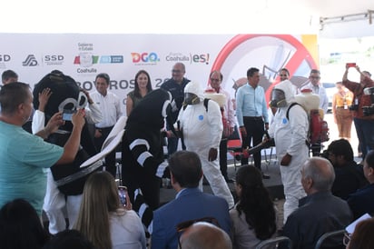 El funcionario estuvo de visita este miércoles en La Laguna para participar en el arranque de la Segunda Jornada Nacional de Lucha contra las Arbovirosis 2023. (Foto: FERNANDO COMPEÁN / EL SIGLO DE TORREÓN)